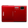 PhotoCamera Nikon CoolPix S100 red 16Mpix Zoom5x 3,5" 1080p 53,7Mb SDXC CMOS 1x2.3 IS el 10minF 0fr/s 30fr/s OLED TouchEN-EL19  (VMA872E1)