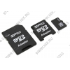 Silicon Power <SP016GBSTH006V30> microSDHC Memory Card 16Gb Class6 + microSD-->SD + microSD-->miniSD Adapters