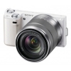 PhotoCamera Sony Alpha NEX-5NK kit white 16.1Mpix 18-55 3" 1080p SDXC CMOS 1x0 24minF rotLCD 7fr/s RAW 0fr/s HDMI Ком-т с объективомNP-FW50  (NEX5NKW.CEE2)