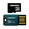 Флеш карта microSD 16Gb Class4 Kingmax + Card Reader