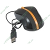 "Мышь" A4Tech "N-310-1" оптич., 2кн.+скр., черно-оранжевый (USB) (ret)