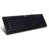 Клавиатура A4 KD-600L черный USB Multimedia LED
