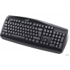 Клавиатура Genius KB-110 Black, классическая расскладка, влагоустойчивая, 104 клавишь, провод 1,5 м, PS/2 (31300700101)