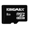 Флеш карта microSDHC 8Gb Class2 Kingmax + 1 adapter