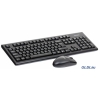Клавиатура+мышь  A4Tech W 3100N, USB (черный), 2.4G обтекаемая форма клавиш