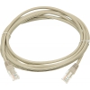 Кабель Патч-корд Lanmaster UTP TWT-45-45-3.0-GY вилка RJ-45-вилка RJ-45 кат.5е 3м серый ПВХ (мин.кол.10)