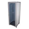 Шкаф коммутационный Lanmaster Eco TWT-CBE-27U-6X8 27U 600x800мм пер.дв.стекл задн.дв.спл.стал.лист 2 бок.пан. 300кг серый