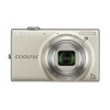 Фотоаппарат Nikon CoolPix S6150 серебристый 16Mp 4x 3" 720p 20Mb SDHC EN-EL12  (VNA130E1)