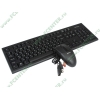 Комплект клавиатура + мышь A4Tech "Wireless Desktop Padless 3100N", беспров., черный (USB) (ret)