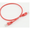 Патч-корд cat5E molded 0.5м красный RJ-45 (m)-RJ-45 (m) (мин.кол.10)