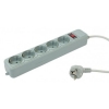 Сетевой фильтр PC Pet AP01006-3-GR 3м (5 розеток) серый (пакет ПЭ) (мин.кол.6)