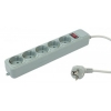 Сетевой фильтр PC Pet AP01006-5-GR 5м (5 розеток) серый (пакет ПЭ) (мин.кол.6)