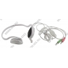 Наушники с микрофоном VCOM VHP7510/DE116<White> (шнур 1.95м, с  регулятором громкости)