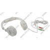 Наушники с микрофоном VCOM VHP5035 <White-White> (шнур 1.83м, с регуляторомгромкости)