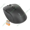 "Мышь" A4Tech "Super-Combo 7 Wireless XG-760" оптич., беспров., 6кн.+скр., черный (USB) (ret)