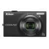 PhotoCamera Nikon CoolPix S6150 black 16Mpix Zoom4x 3" 720p 20Mb SDHC IS el TouLCD EN-EL12  (VNA131E1)