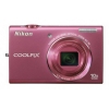 PhotoCamera Nikon CoolPix S6200 pink 16Mpix Zoom10x 2.7" 74Mb SD Li-Ion  (VMA864E1)