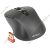 "Мышь" A4Tech "V-Track G9-370FX-1" оптич., беспров., 4кн.+скр., черный (USB) (ret)