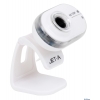 Камера интернет Jet.A JA-WC8 White HD Ready, USB 2.0, CMOS сенсор 1/6'', фото до 7,6M pixels*, микрофон, 4-x кр. зум, LED подсветка, автом. бал. бел.