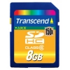 Флеш карта SDHC 8Gb Class6 Transcend (TS8GSDHC150) 150X SD 2.0 SPD