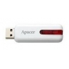 Флеш Диск Apacer 64Gb AH326 AP64GAH326W-1 USB2.0 белый