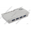 AgeStar <3U(B)H1 White> USB3.0 Hub 4 port  + б.п.