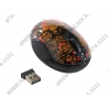 OKLICK Wireless Optical Mouse <535XSW> <под хохлому> (RTL) USB3btn+Roll, уменьшенная <45300>