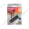 Накопитель USB flash 8ГБ Silicon Power "Blaze B10" SP008GBUF3B10V1B, черный (USB3.0) 