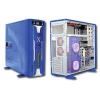 MIDITOWER THERMALTAKE <V1360CE> BLUE+SILVER XASER III V1000 ATX 360W (для P4)