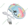 "Мышь" A4Tech "G-Cube Aloha Splash GOA-6S" оптич, 3кн.+скр., с рисунком (USB) (ret)