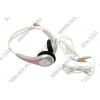 Наушники с микрофоном Trust InSonic Chat Headset <16162> Pink (с регулятором громкости)