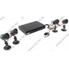 KGUARD <CA108-H02> Комплект видеозаписи (DVR 8 Video In, 200FPS,LAN,USB2.0,RS-485 + 4 cam мет,защ F=3.6,12LED)