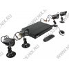 KGUARD <CA104-H02> Комплект видеозаписи (DVR 4 Video In, 100FPS,LAN,USB 2.0,RS-485 + 4 cam мет,защ F=3.6,12LED)