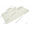 Клавиатура Trust <KB-1500 15148> Illuminated Keyboard <White> USB 105КЛ+13КЛ М/Мед, подсветка клавиш