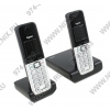 Р/телефон Siemens Gigaset C300 DUO <Black> (2 трубки с цв. ЖК диспл., База, Заряд. устр-во)стандарт-DECT, РО, ГТ