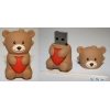 Внешний накопитель 4GB USB Drive <USB 2.0> ICONIK Мишка бурый ВИННИ (RB-BEARB-4GB)