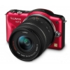 PhotoCamera Panasonic Lumix DMC-GF3KEE red 12Mpix 14-42 Zoom3x 3" SDHC Li-Ion  (DMC-GF3KEE-R)