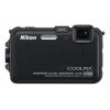 PhotoCamera Nikon CoolPix AW100 black 16,1Mpix Zoom5x 3" 1080 83Mb SDHC IS el ВодонепроницаемыйLi-Ion  (VMA891E1)