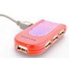 Хаб Belkin 4-port красный F5U034erRED