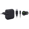 Зарядный комплект Belkin 1A + microUSB черный (F8M124CW)