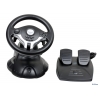 Руль Gembird RaceForce, USB, вибрация, 2 пед., 10 кн.+переключатель