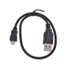 Кабель USB 2.0 AM/microB 5P (micro USB) 0.3м ORIENT MU-203, черный (29187)