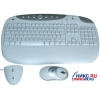 LOGITECH CORDLESS DESKTOP OPTICAL <WHITE>(Кл-ра ERGO M/MEDIA,USB&PS/2,FM +Мышь 3кн.,ROLL,OPTICAL,PS/2,FM)<967319>