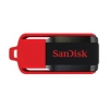 Флеш Диск Sandisk 4Gb Cruzer SDCZ52-004G-B35 USB2.0 красный/черный