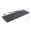Клавиатура Gembird KB-8300UM-BL-R/KB-8300M-BL-UR Black <USB>  108КЛ+15КЛ М/Мед влагозащита