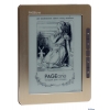 Электронная книга PageOne NPR-0630L с чехлом  6" Золотой (Супер слим корпус 8,4 мм, дизайн Iphone 3GS, 2Гб, USB 2.0)
