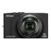 PhotoCamera Nikon CoolPix S8200 black 16.1Mpix Zoom14x 3" 1080p 89Mb SDHC Li-Ion  (VMA851E1)