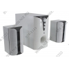 Колонки T&D TDE-273/2.1 <White> (2x15W +Subwoofer 30W, дерево)