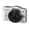 Фотоаппарат Panasonic Lumix DMC-GF3CEE-W Kit белый 14мм f2.5 12Mp 3" SD