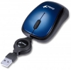 Мышь Genius Navigator 305 синий/черный оптическая (1200dpi) USB для ноутбука (2but) (31010121105) (мин.кол.5)